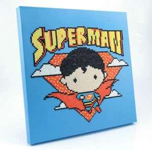 Superman Diamante Kit de Arte Pintura 28 x 28 cm Regalo Navidad - Imagen 1 de 5