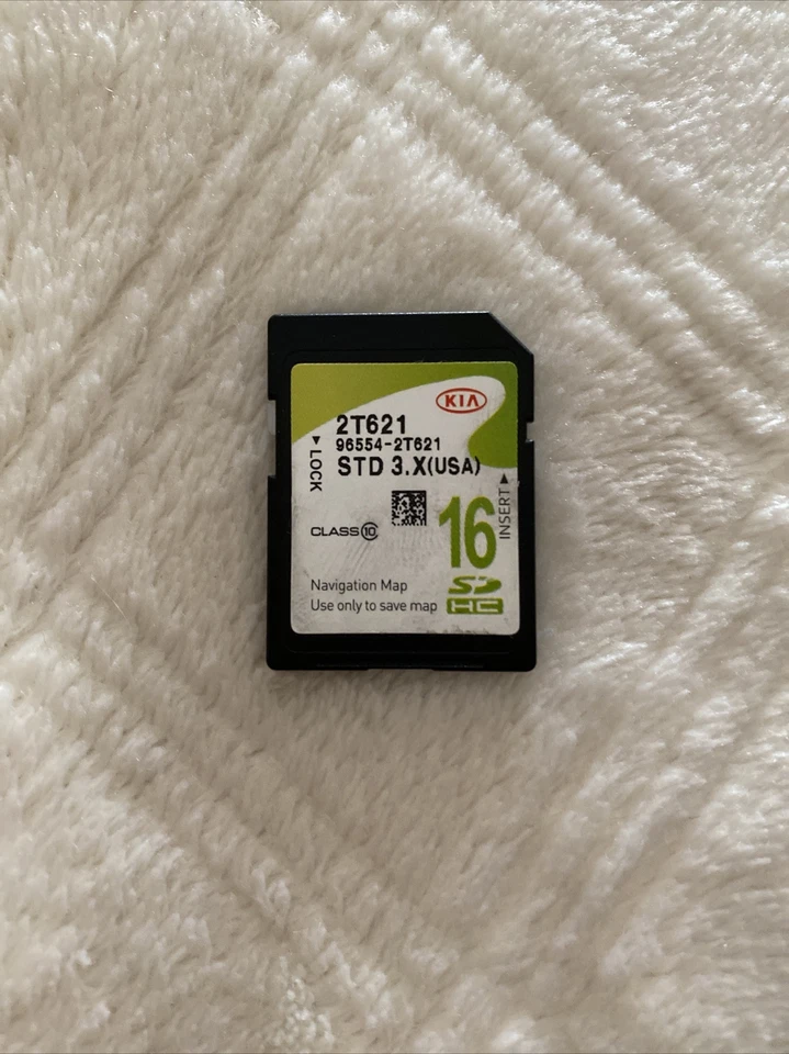 2013 - 2015 KIA OPTIMA NAVIGATION SD MAP DATA CARD 96554-2T621 GPS - Image 1 of 1