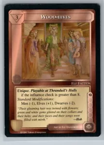Wood-Elves NM Limited The Wizards Middle Earth CCG LoTR - Picture 1 of 2