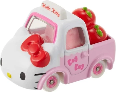 Takara Tomy Dream Tomica No.152 Hello Kitty Apple-Carrying Mini Car Toy - Image 1 of 4