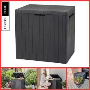 Keter City ✅113L Outdoor ✅ 96% Recycled Small Balcony Garden Furniture Storage B - Picture 1 of 7
