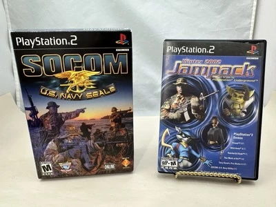 2002 Sony PlayStation 2 SOCOM: U.S. Navy SEALS Box Only + Jampack w SOCOM Demo - Image 1 of 4
