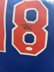 Signed Darryl Strawberry Jersey With Authentication - Picture 1 of 3