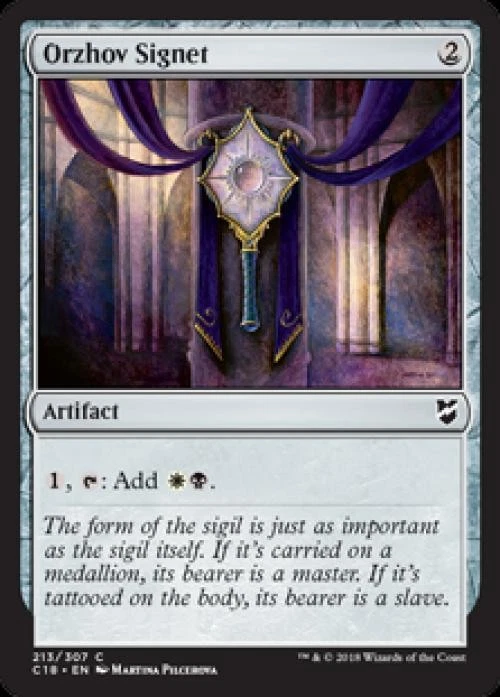 Orzhov Signet - Light Play MTG Commander 2018 - Image 1 of 1