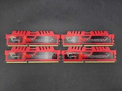 G.SKILL Ripjaws X DDR3 16GB Kit 4x4GB PC3-12800 Desktop RAM F3-12800CL9Q-16GBXL - Image 1 of 4