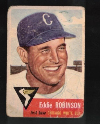 Eddie Robinson 1953 Topps #73     Read Description - Image 1 of 2