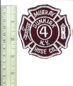 DEFUNCT Murray Hose Co. 4 ~ Dunkirk NY New York Fire Dept. patch - NEU! - Bild 1 von 1