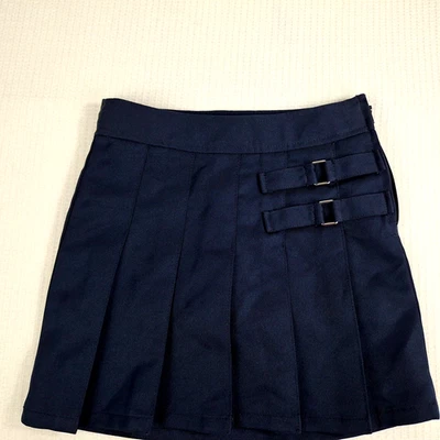 French Toast Niñas Talla 6X Uniforme Plisado Skort Azul Marino Cintura Ajustable Foto 1 de 4