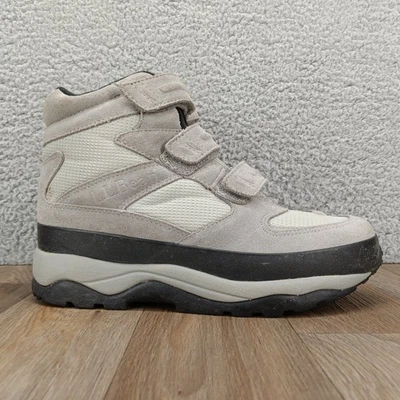 Botas de inverno femininas L.L.Bean 9W de largura impermeáveis isoladas cinza para caminhada - Imagem 1 de 4