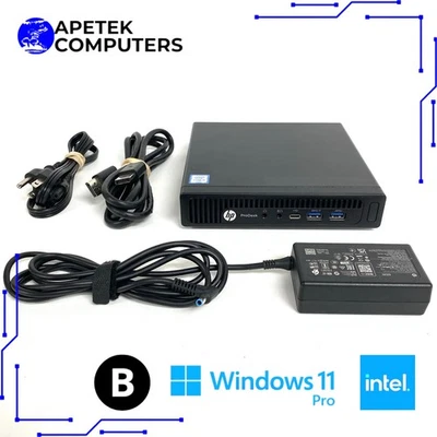 HP EliteDesk 800 G2 i5-6600T @ 2.70 GHz 8GB RAM 256GB NVMe W11 - Image 1 of 4