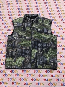 Dickies Sherpa Fleece Vest XL Camo Reversible Zip Front Hunting Outdoor - Picture 1 of 13