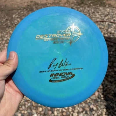Innova Star Destroyer Ricky Wysocki 2x World Champion - Blue W/ Gold Stamp 175g - Image 1 of 4