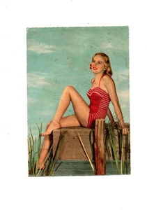 unbekannte Schönheit (Frau) ➔ AK ohne Autogramm ➔*aus Sammlung* - Bild 1 von 2