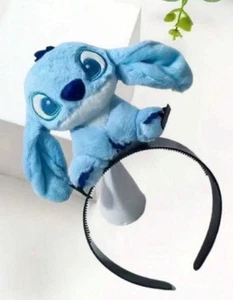 NEW Disney STITCH Plush Mickey Mouse EARS HEADBAND HAT Hairband LILO - Picture 1 of 1