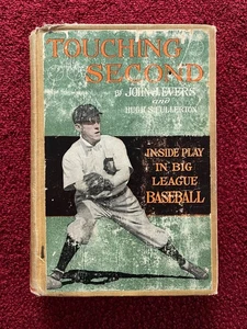 Touching Second Inside Play in Big League Baseball Johnny Evers 1910 1. Auflage - Bild 1 von 11