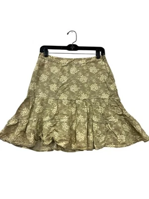 Falda floral de lino en capas Gap para mujer talla 1 #391A Foto 1 de 4