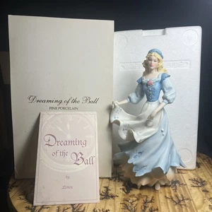 Figura Lenox Princesas Legendarias Cenicienta Soñando con la Pelota 1993 con Caja  - Imagen 1 de 10