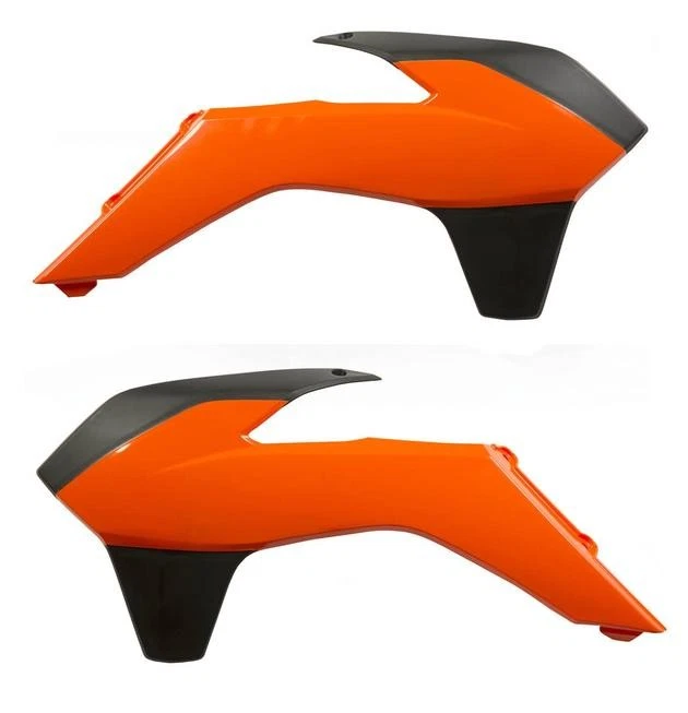 Acerbis Radiator Shrouds 16 橙色/黑色 KTM SX/SXF/XC/XCF/EXC — 第 1/1 张图片