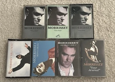 Morrissey The Smiths 7 Cassette Lot Tape Vintage - Image 1 of 4