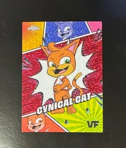 Cynical Cat 2025 Topps Chrome Vee Friends RED Manga Speckle 5/5 - Picture 1 of 2