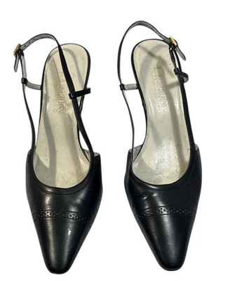 Tacones Lauren Ralph Lauren “Lima” - Talla 6 - Cuero Negro - Defectos Foto 1 de 4