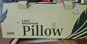 Nest Bedding Easy Breather Natural Cotton King Bed Pillow - Luxury Comfort - Picture 1 of 5