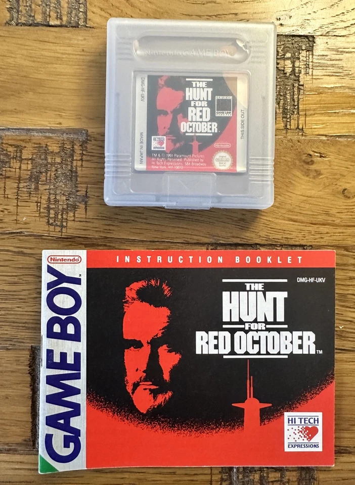 Nintendo Game Boy - The Hunt For Red October - Game & Instructions - UK Version - Image 1 of 4