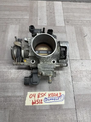 🔰❗️02-06 Acura RSX Base K20A3 Conjunto de cuerpo del acelerador de admisión de aire TPS❗️DAÑADO❗️ Foto 1 de 4
