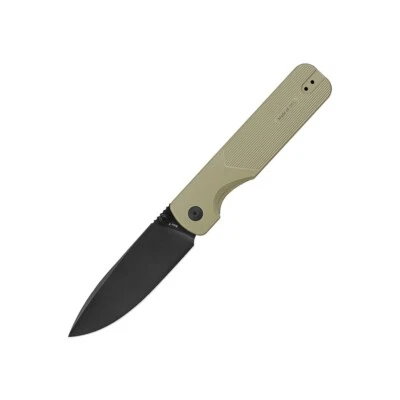 Olight Oknife Duron Olive Green Nitro-V Folding Knife w/O-Aluminum Handle