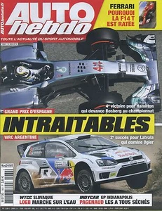 AUTO HEBDO n°1960 14/05/2014 GP ESPAGNE WRC ARGENTINE WTCC SLOVAQUIE - Bild 1 von 1