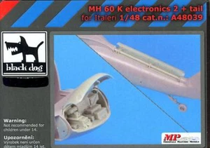 Blackdog Models 1/48 SIKORSKY MH-60K BLACKHAWK TAIL & ELECTRONICS Resin Set #2 - Picture 1 of 6