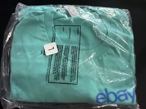 eBay 25th Anniversary Promo Sellers Green Shirt Large (L) Sealed - Picture 1 of 1