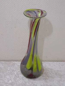 9Ijnbv - Jarrón de vidrio de diseño - Vintage alrededor de 1970 - 37,5 cm - Fusiones - 1,3 kg - Imagen 1 de 5