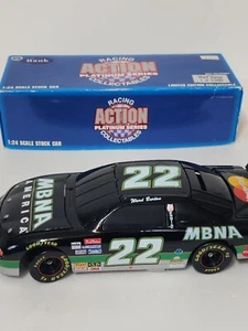 Action Ward Burton #22 MBNA America Mastercard 1996 Pontiac Grand Prix 1:24 Bank - Picture 1 of 9