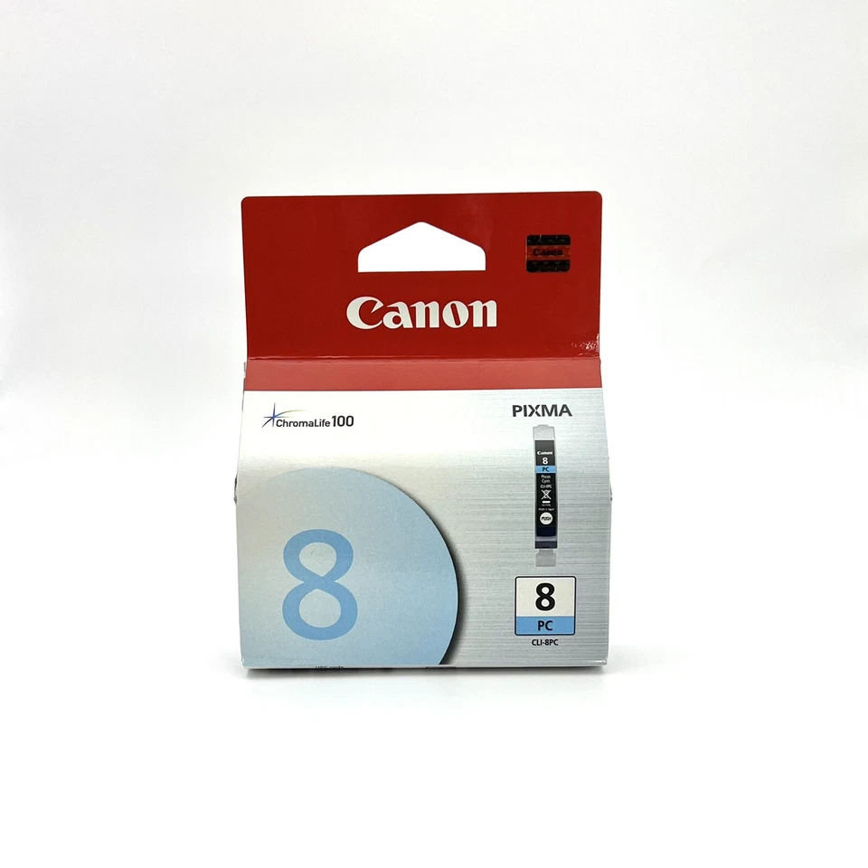 Canon 0624B002AA Wide Format Ink Tank 100 Page-Yield Photo - Cyan (CLI-8PC)
