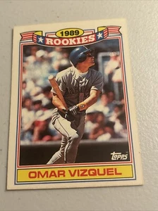 1990 Topps Rookies #28 Omar Vizquel Seattle Mariners - Picture 1 of 2