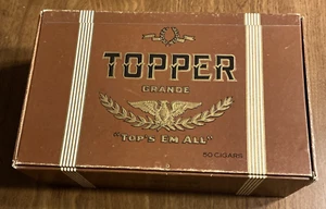 Caja de cigarros grande vintage B. P. Topper McSherrystown Pennsylvania tabaco VACÍA - Imagen 1 de 23
