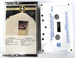 Dave And Barb Anderson Lift High The Cross Cassette Tape Fellowship Records F239 - Picture 1 of 8