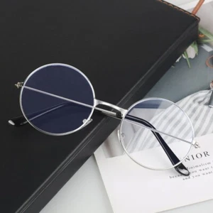 Blue Light Blocking Round Metal Frame Womens Mens Glasses Computer Gaming New - Picture 1 of 2