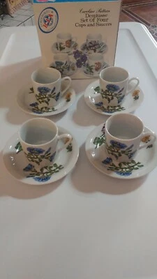 Demitasse Ceramic Cup & Saucer Set by Cordon Bleu - Image 1 of 4