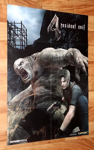 Resident Evil 4 GameCube Capcom Very Rare Poster 78x54cm - Picture 1 of 8