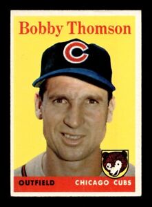 1958 Topps #430 Bobby Thomson Cubs VG+ *2y
