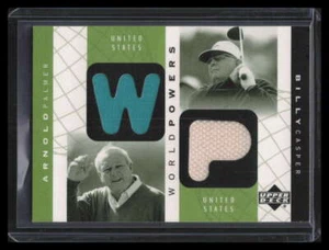 2003 Upper Deck World Powers Double Shirts APBC Casper Arnold Palmer Dual Shirt - Bild 1 von 2