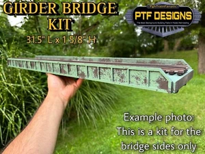 O Scale Girder bridge Sides KIT - 31.5”- PTF DESIGNS - Picture 1 of 7
