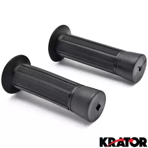 New Replacement Motorcycle Handle Bar Hand Grips Bike Grip Throttle & Clutch Set - Picture 1 of 4