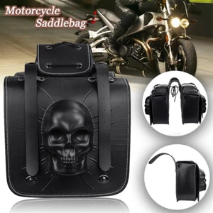Motorcycle Saddle Bag Tool Side Bag Fit For Indian Chief Vintage Panniers - Picture 1 of 24