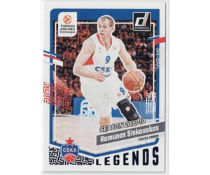 Prueba de prensa Panini Donruss Euroliga 2023-24 206/249 #163 Ramunas Siskauskas - Imagen 1 de 2