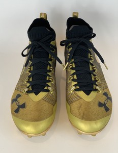 under armor gold cleats
