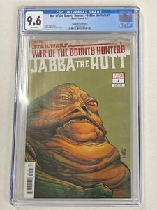 War of the Bounty Hunters Jabba the Hutt #1 Camuncoli Cover CGC Graded 9.6 Comic - Picture 1 of 2