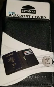 Samsonite RFID Pass Geldbörse Abdeckung Reise Kreditkarten Neu mit Etikett - Bild 1 von 3